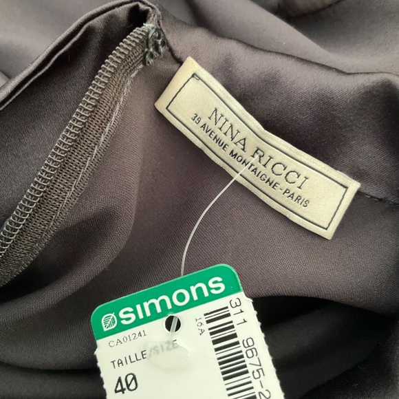 Nina Ricci Silk Blouse Bodysuit - BNWT - Size 40it - Picture 3 of 4